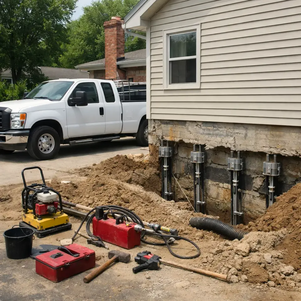 Under-Slab Void Filling & Polyurethane Foam Injection — Allen