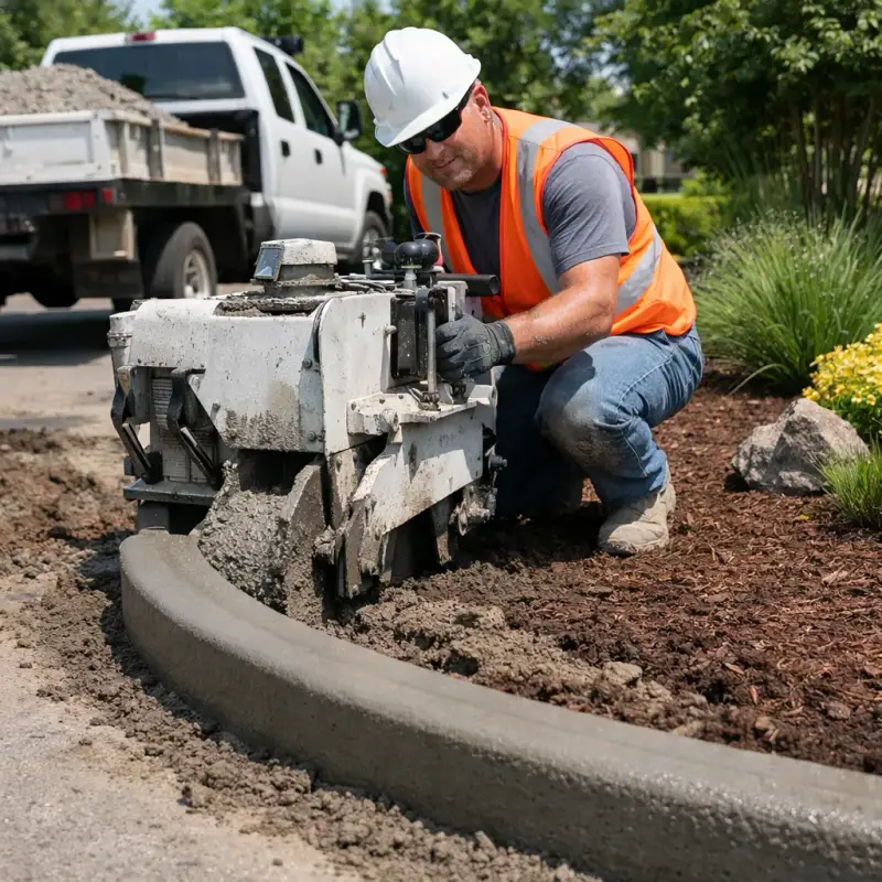 Concrete Curbing Allen