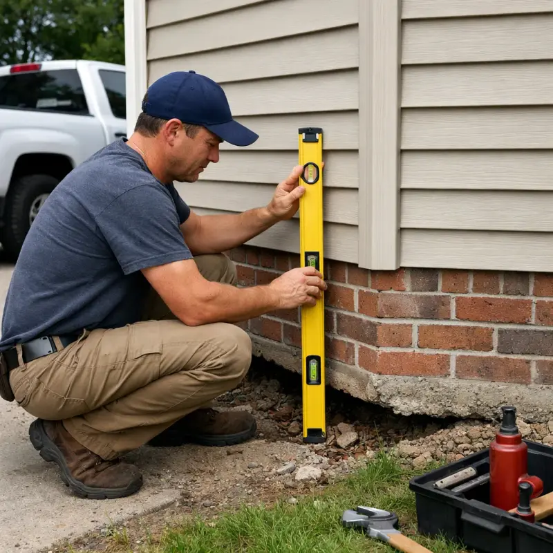 Foundation Settling Repair Allen