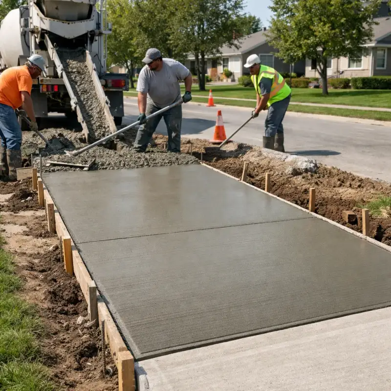 Sidewalk Installation Allen