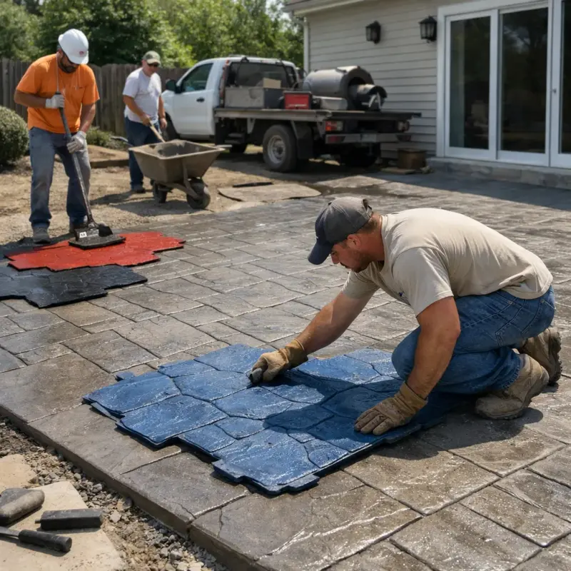 Stamped/Decorative Concrete Allen